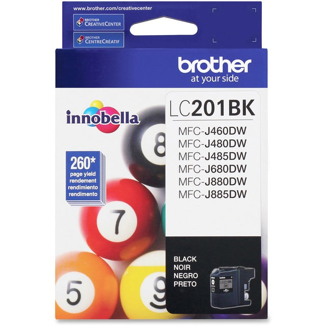Lc201 Brother Innobella LC201 Original Ink Cartridge LC201BKS – Logics ...
