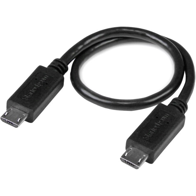 Câble USB OTG StarTech.com de 20,3 cm - Micro USB vers Micro USB - M/M - Adaptateur USB OTG - 20,3 cm