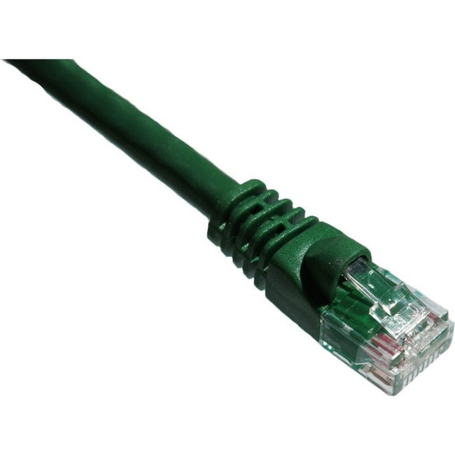 Axiom 10FT CAT6A 650mhz Patch Cable Molded Boot (Green)