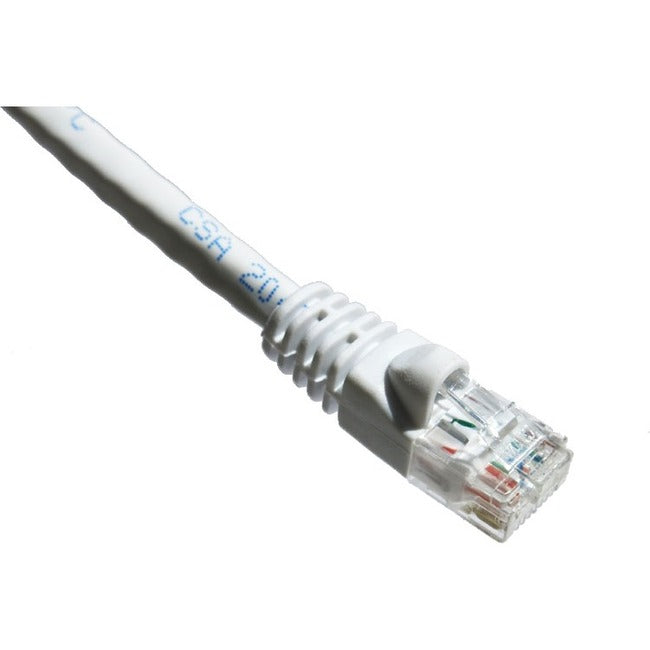 Axiom 10FT CAT6A 650mhz Patch Cable Molded Boot (White)