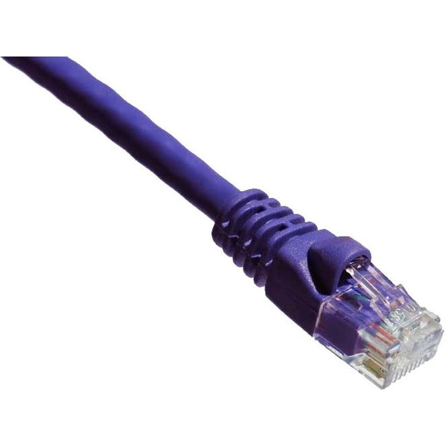 Axiom 15FT CAT6A 650mhz Patch Cable Molded Boot (Purple)