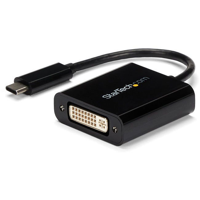 Adaptateur USB C vers DVI StarTech.com - Compatible Thunderbolt 3 - 1920 x 1200 - Adaptateur USB-C vers DVI pour appareils USB-C tels que votre iPad Pro 2018 - Convertisseur DVI-I