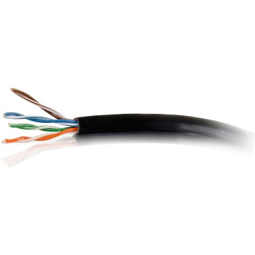 C2G 1000ft Cat6 Bulk Ethernet Cable - Riser CMR-Rated, UTP - Black