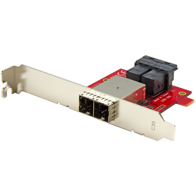 Adaptateur Mini-SAS StarTech.com - Double SFF-8643 vers SFF-8644 - avec supports à profil complet et à profil bas - 12 Gbit/s