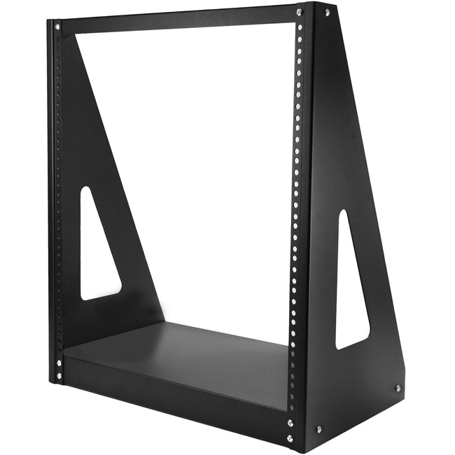 StarTech.com 2-Post 12U Heavy-Duty Desktop Server Rack, Small Open Frame 19in Network Rack for Home/Office IT Equipment, TAA Compliant