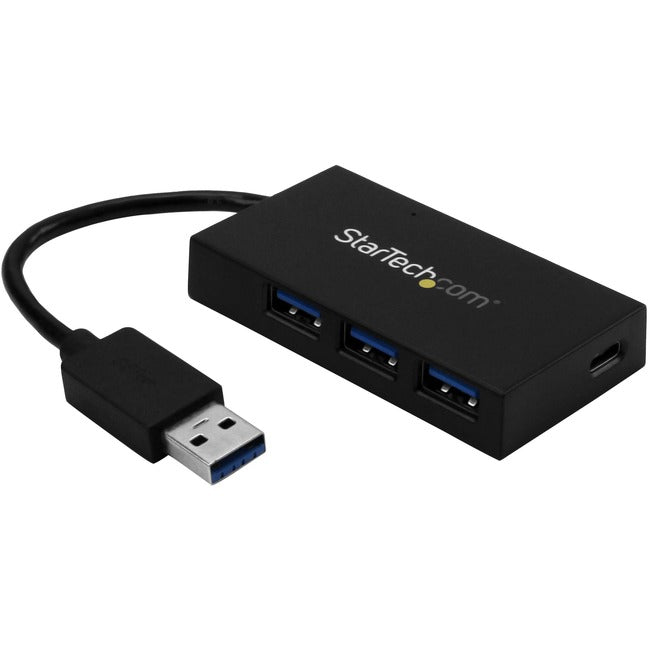 StarTech.com 4 Port USB 3.0 Hub - USB Type-A to 1x USB-C & 3x USB-A ...