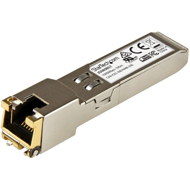 StarTech.com Module SFP compatible HPE JD089B - 1000BASE-T - 1GE Gigabit Ethernet SFP SFP vers RJ45 Cat6/Cat5e - 100 m