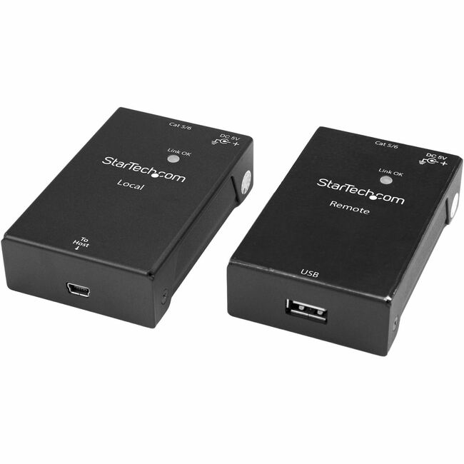 StarTech.com Kit d'extension USB 2.0 sur câble Cat5e/Cat6 (RJ45) - Jusqu'à 50 m (165 pi) - Port USB sur câble Ethernet - Alimenté - 480 Mbps