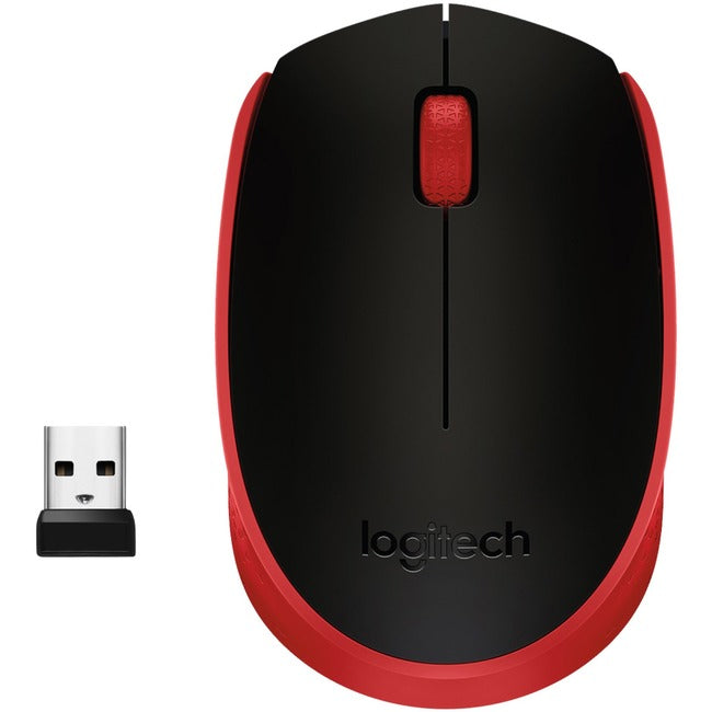 Logitech M170 Wireless Compact Mouse (Red)