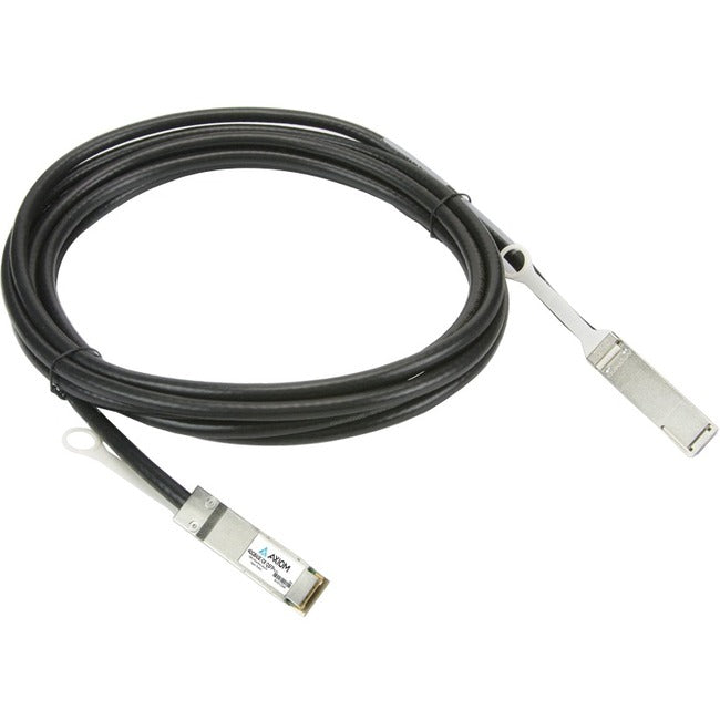 Câble DAC passif Axiom 40GBASE-CR4 QSFP+ compatible Oracle 2 m