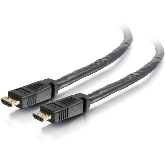 C2G 35ft HDMI Cable with Gripping Connectors - Plenum CL2P-Rated