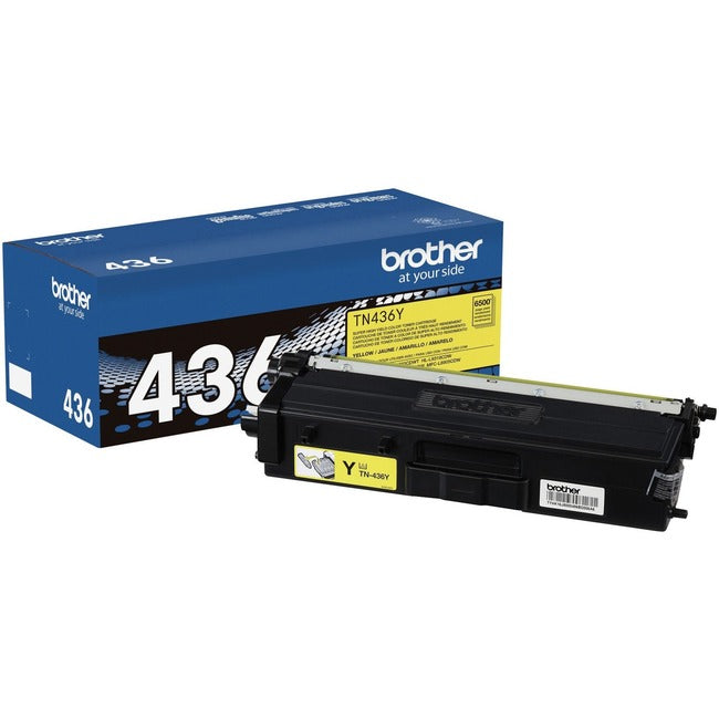 Cartouche de toner laser d'origine Brother TN436Y - Jaune - 1 unité