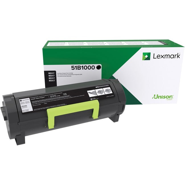 Cartouche de toner laser d'origine Lexmark - Noir - 1 unité