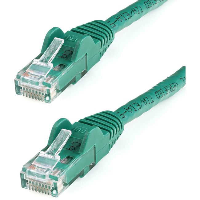 Câble Ethernet CAT6 StarTech.com de 45,7 m - Gigabit sans accroc vert - 100 W PoE UTP 650 MHz Cordon de raccordement de catégorie 6 Câblage certifié UL/TIA