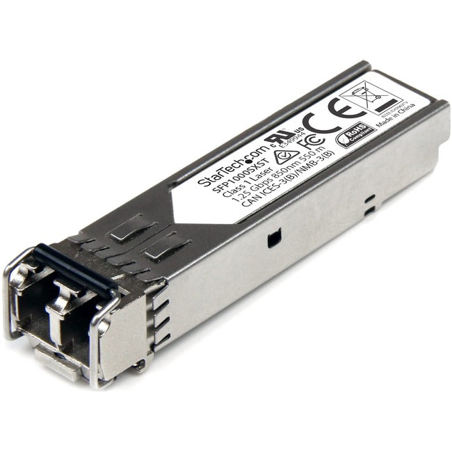 Module SFP non codé MSA de StarTech.com - 1000BASE-SX - Transceiver à fibre optique multimode SFP 1GbE Gigabit Ethernet 1GE (MMF) - 550 m DDM