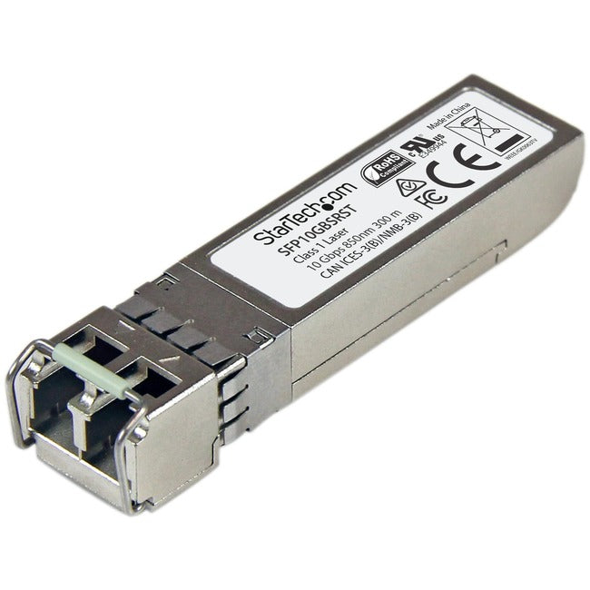 Module SFP+ non codé MSA de StarTech.com - 10GBASE-SR - Transceiver à fibre optique multimode 10GbE Gigabit Ethernet SFP+ 10GE (MMF) - 300 m DDM