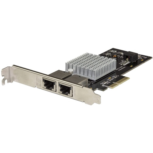 StarTech.com Dual Port 10G PCIe Network Adapter Card - Intel-X550AT 10GBASE-T PCI Express 10GbE Multi Gigabit Ethernet 5 Speed NIC 2port