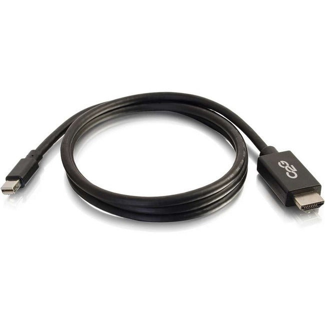 C2G 3ft Mini DisplayPort to HD Adapter Cable - Black - TAA