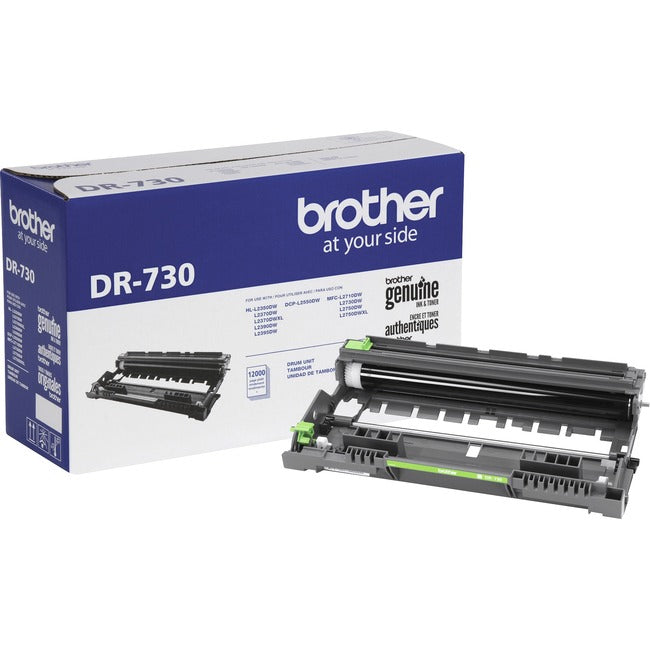 Unité de tambour laser monochrome Brother DR-730 d'origine