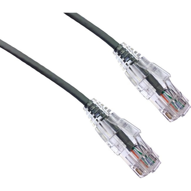 Câble de raccordement ultra-mince sans accroc Axiom 1FT CAT6A BENDnFLEX 650 MHz (gris)