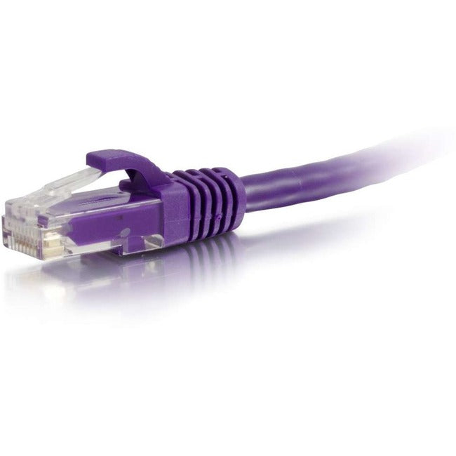 C2G 125 ft Cat6 Snagless UTP Unshielded Network Patch Cable - Purple