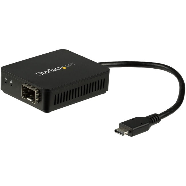 StarTech.com Convertisseur USB C vers fibre optique - Open SFP - Adaptateur réseau USB 3.0 Gigabit Ethernet - 1000BASE-SX/LX - Windows / Mac / Linux