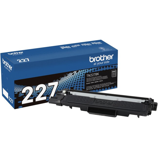 Cartouche de toner laser à haut rendement d'origine Brother TN-227BK - Noir - 1 unité