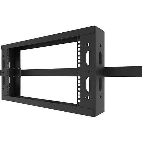 Legrand Q-Series Overhead Cable Pathway Rack, 8RU, Black