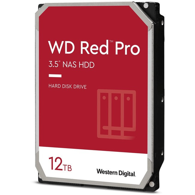 WD Red Pro 12TB NAS hard drive,SATA 6 Gb/s,3.5-inch,256MB Cache,7200RPM,5 years