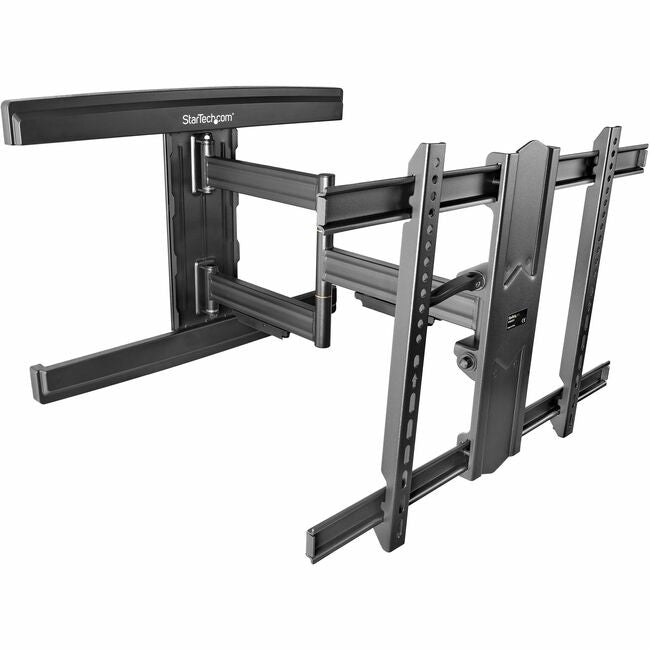 StarTech.com TV Wall Mount for up to 80" VESA Mount Displays - Low Profile Full Motion TV Mount - Heavy Duty Adjustable Articulating Arm