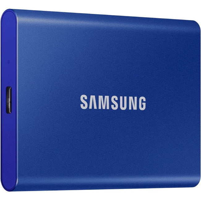 Disque SSD portable Samsung T7 MU-PC2T0R/WW 1 To - Externe - PCI Express NVMe - Bleu indigo