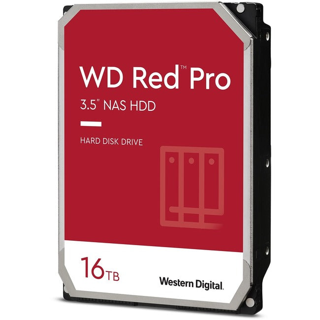 WD Red Pro WD161KFGX 16 TB Hard Drive - 3.5" Internal - SATA (SATA/600) - Conventional Magnetic Recording (CMR) Method