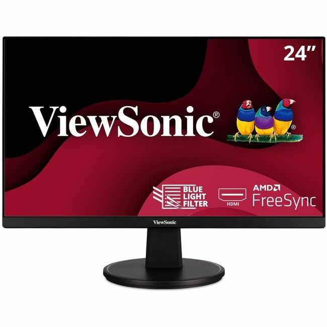 ViewSonic Value VA2447-MH 24" Class Full HD LED Monitor - 16:9 - Black