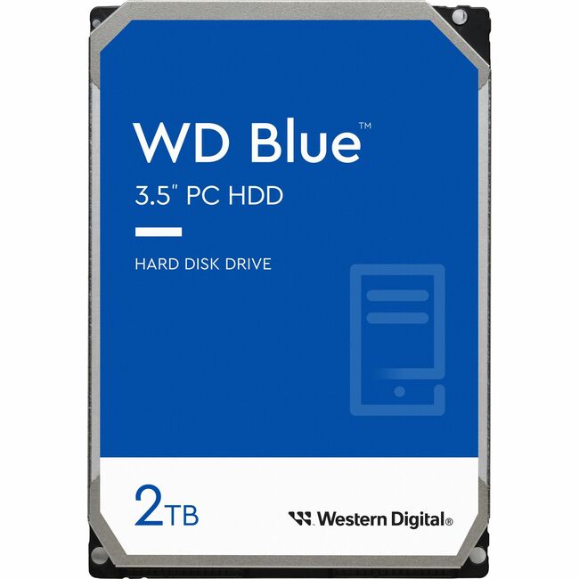 Western Digital Blue WD20EZBX 2 TB Hard Drive - 3.5" Internal - SATA (SATA/600)