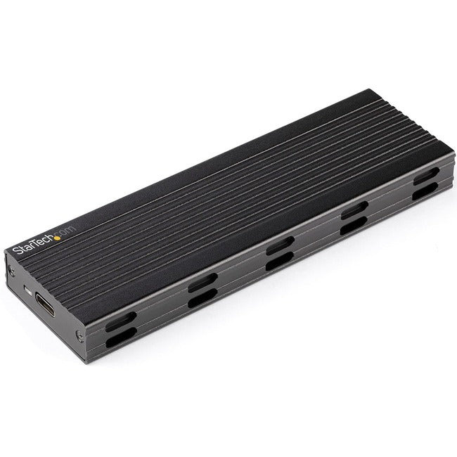 Boîtier StarTech.com USB-C 10 Gbit/s vers SSD M.2 NVMe ou M.2 SATA, boîtier portable en aluminium pour SSD M.2 PCIe/SATA, câbles hôtes USB-C et USB-A