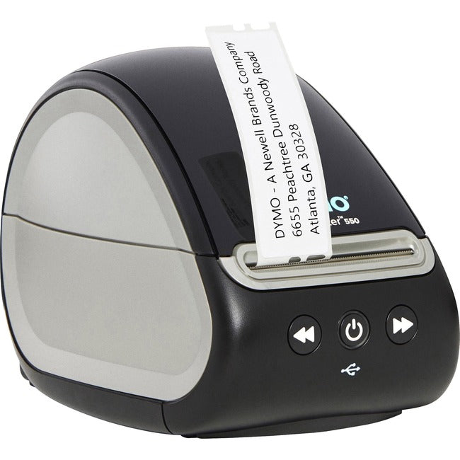 Imprimante thermique directe Dymo LabelWriter 550 - Monochrome - Impression d'étiquettes - USB - Hôte USB - Noir