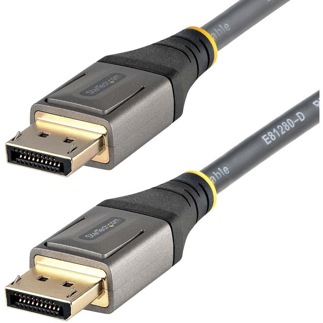 Câble DisplayPort 1.4 certifié VESA StarTech.com de 5 m, 8K 60 Hz HDR10, vidéo UHD 4K 120 Hz, cordon d'écran DP vers DP, câble DP 1.4, M/M