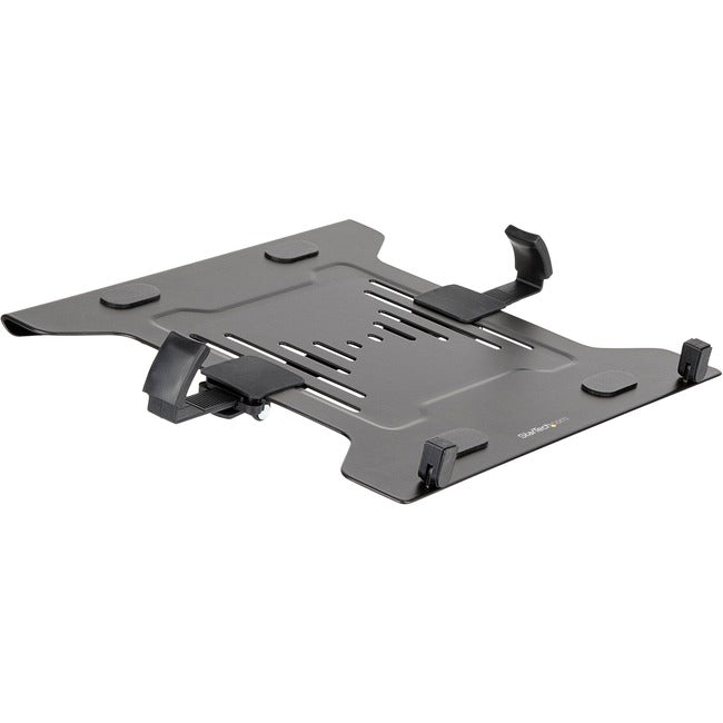 StarTech.com Support pour ordinateur portable VESA, support pour ordinateur portable avec bras d'écran réglable, support pour ordinateur portable, sécurise les ordinateurs portables jusqu'à 4,5 kg (9,9 lb), VESA 75 x 75 et 100 x 100, ventilé