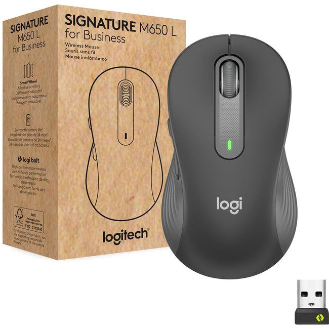 Logitech Signature M650 for Business (Graphite) - Brown Box