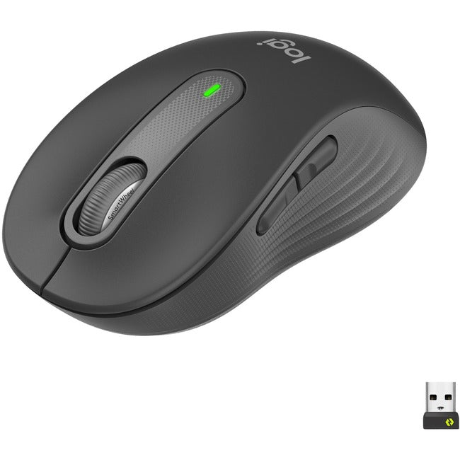 Logitech Signature M650 Wireless Mouse - For Small to Medium Sized Hands, 2-Year Battery, Silent Clicks, Customizable Side Buttons, Bluetooth, Multi-Device Compatibility (Graphite)