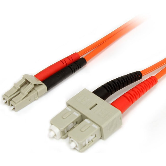 StarTech.com 5m Fiber Optic Cable - Multimode Duplex 62.5/125 - LSZH - LC/SC - OM1 - LC to SC Fiber Patch Cable