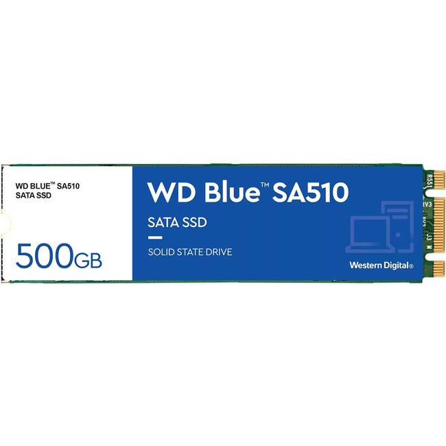 Disque SSD WD Blue WDS500G3B0B 500 Go - M.2 interne - SATA