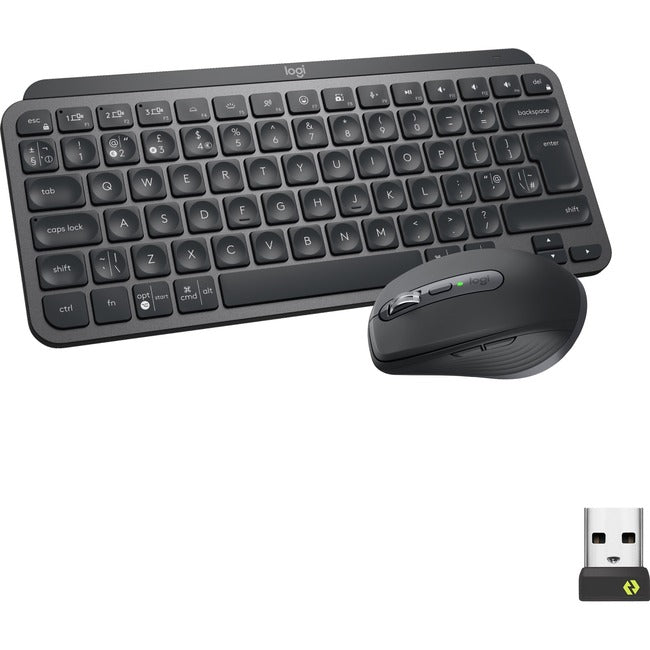 Combo MX Keys Mini pour entreprise - Clavier, souris - QWERTY - Sans fil - USB - Gr