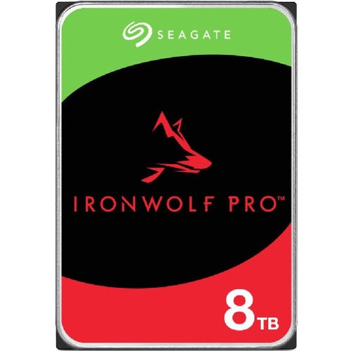 Disque dur Seagate IronWolf Pro ST8000NT001 8 To - 3,5" interne - SATA (SATA/600) - Méthode d'enregistrement magnétique conventionnel (CMR)