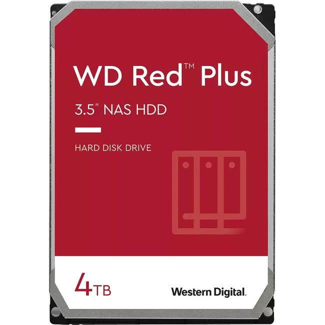 WD RED PLUS 4TB SATA 3.5 3 YEARS WARRANTY