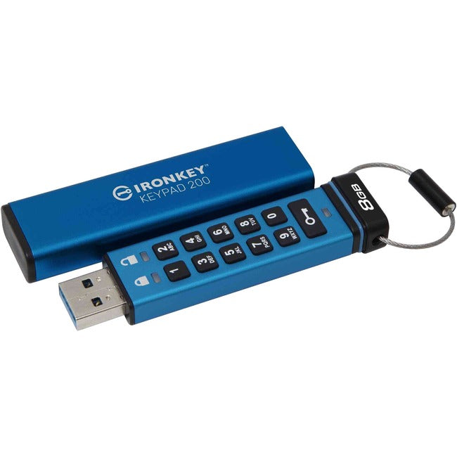 IronKey Keypad 200 8GB USB 3.2 (Gen 1) Type A Flash Drive