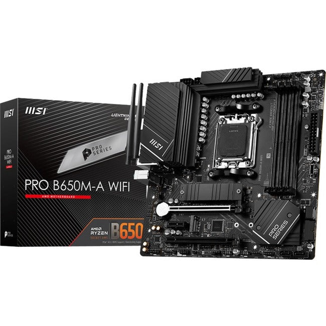 Carte mère de bureau gaming MSI MAG B650 TOMAHAWK WIFI - Chipset AMD B650 - Socket AM5 - ATX