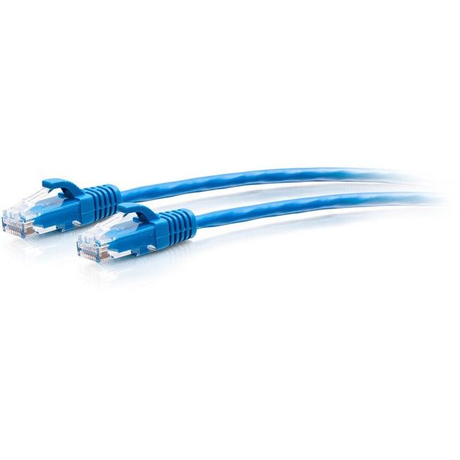 C2G 25ft Cat6a Snagless Unshielded (UTP) Slim Ethernet Patch Cable - Blue