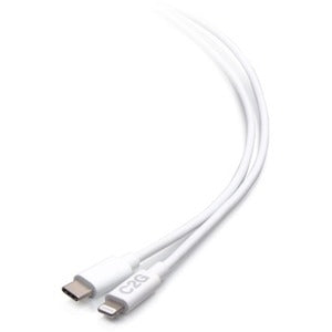 C2G 10ft USB-C Male to Lightning Male Sync and Charging Cable - White