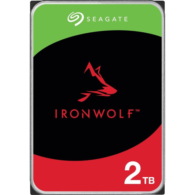 SEAGATE IRONWOLF 2TB NAS INT.HARD DRIVE-CMR 3.5 inc SATA 6GB/S 5900 RPM 64MB CAC